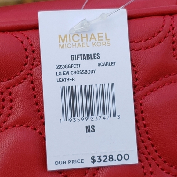 ⚠️LAST 1⚠️Michael Kors Jet Set LG EW Crossbody Red - Picture 5 of 6
